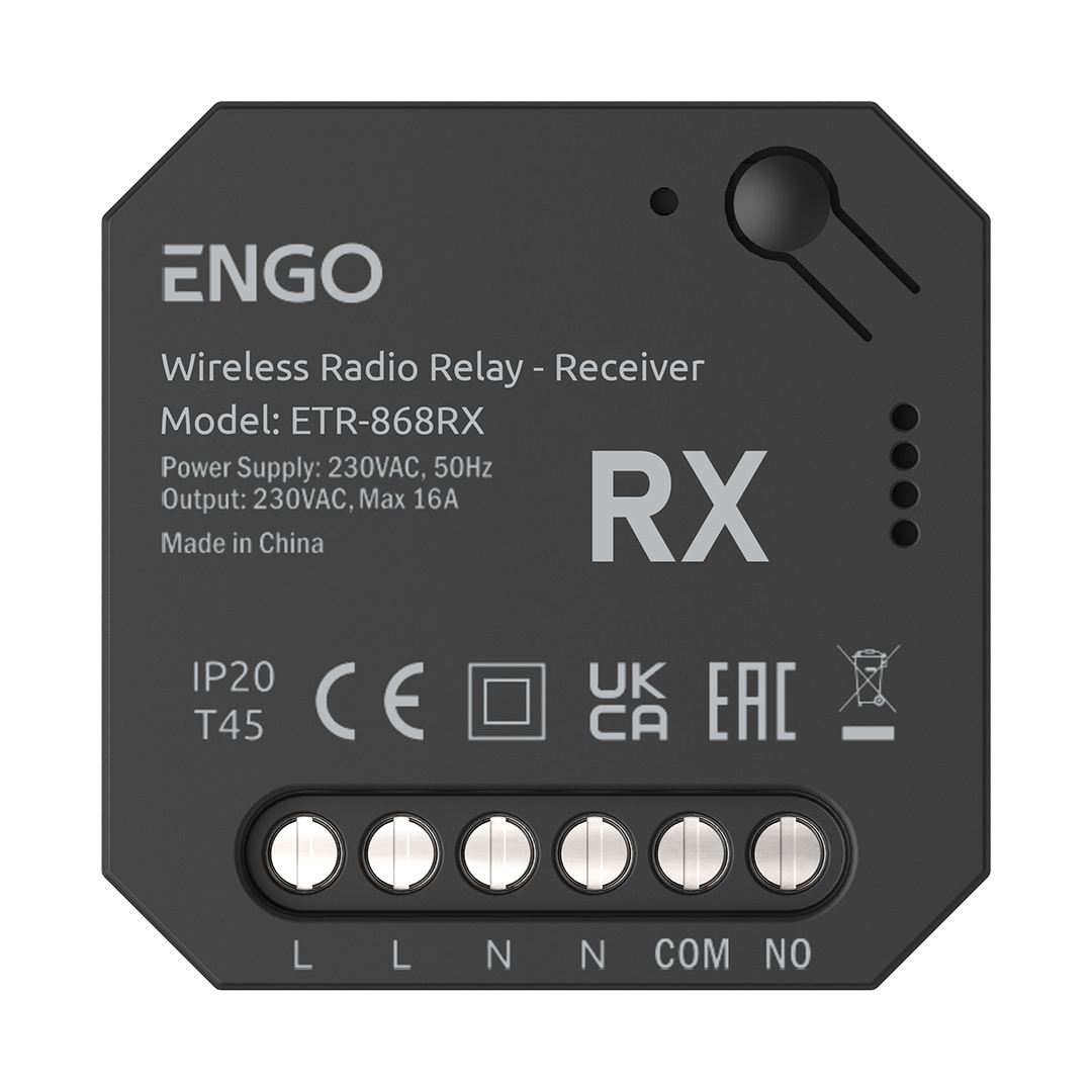 ETR-868RX Додатковий приймач для бездротового реле EngoLink ETR-868