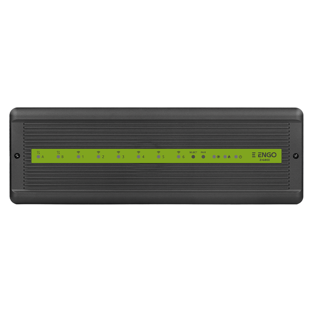 ECB62-ZB Центр комутації на 8 зон, комбінований (6 зон ZigBee + 2 дротові, 230В)