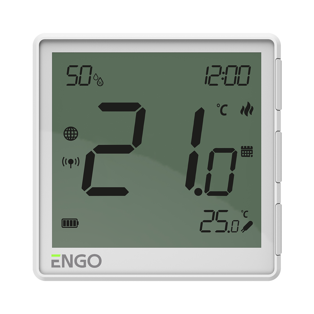 EONE-BATW Накладний Інтернет-термостат ZigBee 3.0, жив. Li-ion 3,7V
