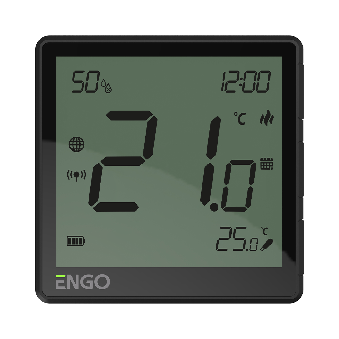 EONE-BATB Накладний Інтернет-термостат ZigBee 3.0, жив. Li-ion 3,7V