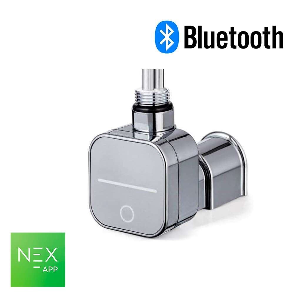 Нагріваючий елемент NEX APP з Bluetooth, прихований монтаж. Колір хром
