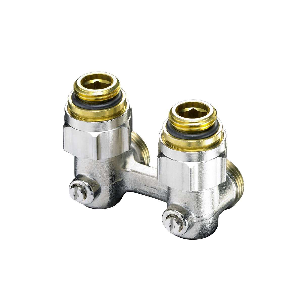 Multiflex F ZB - запірно-приєднувальний вузел, кутовий G ½ ЗР x G ¾ Євроконус
